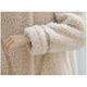 
Dilovie Parke women's clothing 100% wool pellet sheep shear coat overcoat women's mid-length winter new Korean version Forest Green S (90-115Jin [Jin equals 0.5 kg])