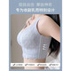 莫代尔文胸款调整型聚拢收副乳上托大码防下垂内衣女大胸显小文胸罩 聚拢调整银灰色 75C -34/