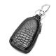 Vitas Glajofu Crocodile en cuir clés sac en cuir authentique simple de voiture simple clés de voiture de taille de carte multifonction sac crocodile Claw Chain Crocodile Belly Key Sac