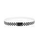 Vans offizielle Herrengürtel (1473 mm*38 mm) Schwarz -Weiß -karierte gleichmäßige Größe