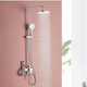 Daihuo Badezimmerpaket Toilette Dusche Zwei-teilige Set Spray Siphon Langsamabdeckung Toilette mit Top Spray Dusche 62 6189 Toilette + 5511-P01CP Dusche 305 Grubenentfernung (Factory Direct Lieferung landesweit gemeinsame Versicherung)