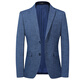 Shanshan (FIRS) suit men's autumn style business young and middle-aged elastic small suit casual men's single suit jacket formal business wear top suit wedding dress 2036 blue 175
