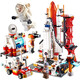 Gudi Children's Building Blocs Assembly Toys Small Pellets Boy Rocket Space Shuttle Model Birthday Toys 6-10-14 Years Space Shuttle Launch Pad 8815 (679 pièces)