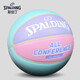 Spalding Macaron Color Pired Gift Pink Girl Pu Материал PU № 7 Внутренний и открытый баскетбол 76-897Y