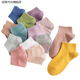 Lan Qi aime les chaussettes pour filles pour les chaussettes courtes pour femmes d'hiver pour l'automne et l'hiver bouches peu profondes pour les chaussettes en coton d'hiver pour les chaussettes de bateau pour femmes pour les chaussettes féminines du printemps et de l'automne épais AABC 1349 Chaussettes pour femmes (7 paires) Single Taille