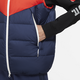 Nike (NIKE) new down jacket men's winter sports and casual comfortable and warm hat-free vest vest CV8975-673/Arikanomiya hidden blue S