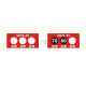 Ji Litian Temperatura personalizada Strip-80 Temperatura de la pegatina Cambio de color Cambio de color Temperatura Medición de la temperatura Térmica Temperatura sensible Cambio del papel Temperatura Escala SW100-100-12033 Tabletas/pieza