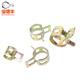 
Baodefeng elastic clamp steel belt hoop spring steel clamp hand pinch hose water pipe oil pipe hose manganese steel clamp Q673 M25x12x1.2 (10 pieces)