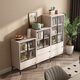 Fan Meilun (Familia) Gabinete lateral de comedor de lujo Ligero Medida de sala de estar Simple Simple Gabinete de vinos Gabinete de vinos Cocina de almacenamiento multifunción Gabinete de almacenamiento 3271 White 60*40*94cm