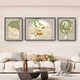 
Sense painting cream style living room decoration painting modern simple sofa background wall hanging painting Fulu triplet 2025 new mural JD13588 left and right 40*60 middle 80*60 crystal porcelain diamond-inlaid aluminum alloy gold frame