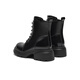Hush Welpen Martin Boots Damen High Top British Dicke Sohle Casual Stiefel Q2N02DD4 Black 35