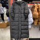 阿迪达斯 （adidas）羽绒服女装2024冬季新款运动服保暖长款过膝连帽夹克外套JV6197 JV6197黑色 S