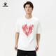 
KELME round neck T-shirt men's loose summer new pure cotton short-sleeved casual football trendy cultural shirt 9224TX1056 White M