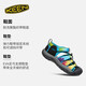 KEEN official NEWPORT H2 children's outdoor wading shoes, river shoes, anti-collision toe sandals, rainbow tie-dye pattern-1018441-big children 35