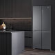
Haier Haier 655L cross-fold four-door large-capacity refrigerator first-level energy efficiency frequency conversion household air-cooled frost-free space ash whole machine 1 year compressor 10 years