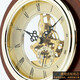 Hanshi (Hense) Living Room Desktop Clock Classical Creative Decoration Quartz Clock Study Desktop Clock Solid Wood Ornament Desk Clock HD216 Solid Wood + Perspective Movement