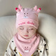 Benasci Baby Hat Outumn Winter Spring Autumn Baby Baby Baby Baby Baby Baby Baby Gat 6-12 meses 1422-shallow Orange Buy Hat 0-15 meses (38-46 cm)