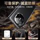 山居雪【匠心臻品】华为matex6手机壳典藏版翻盖式视窗华为保护套全包防摔真素皮商务 黑色 华为matex6