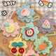 Les débutants de Patila apprennent un matériau de crochet à la main simple paquet en laine en laine en tricot de fleur de fleur de fruits de fruit cadeau pour copine 8 modèles [pack de matériaux]