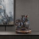 
Lianshantang Pixiu ornaments large-sized wealthy Pixiu Feng Shui crafts home living room entrance decoration housewarming opening gifts 56# wealthy Pixiu big leaf color Diws