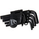 Kraftwell Allen Wrench Set, hexagonale Pflaumenblüte flacher Kopfkugel Kopflegungsstahl-Stahl-Werkzeugschmelze 10-teilige Flachkopf KH5009