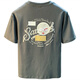 Qianji (QIANJI) summer new short-sleeved T-shirt men's American heavy-duty printed T-shirt top 2024 trendy round neck half-sleeved clothes elegant apricot color [JSW9906 elegant apricot color] L suitable for 109-123Jin [Jin equals 0.5 kg]