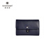 Sheridan Sheraton Kartenbeutel, modische Top-Layer-Kowide, lange Multi-Karten-Gutschein-Brieftasche, große Kapazitätsmodik-Clip-Kartenabdeckung, Blau