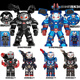 Song Hefan is compatible with Lego Marvel is compatible with Lego Avengers Iron Man Hero Spider-Man assembled Little Boxes [831] The Flash