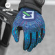 ROCKBROS Cycling Gloves Warm Fleece Long Finger Mountain Road Cycling Gloves Full Finger Men and Women Autumn and Winter Dark Blue XL