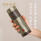 Maolin Silver House Silver Cup Silver Water Cup 999 Pure Silver Liner Thermos Cup Portable Home Office Silver Tea Cup Father's Day Gift Shangshanruo Mercury Cup (Champagne Color)