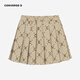 Converse children's clothing girls' skirt summer new children's pleated skirt with lining oatmeal color 155/61 recommended height 152-158cm