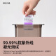 Ankou (ANKOU) milk powder box, infant milk powder can, sealed can, portable rice powder box, light-proof, baby food supplement box, can be smoothed brown