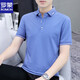 罗蒙（ROMON）polo.衫短袖t恤男士珠地棉潮流2025新款上衣服夏季男翻领半袖体恤 5012白色 M (适合：90-115斤)