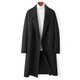 DK Pure Wool Coat Midumn-longitud de otoño y invierno Invierno Casco Tweed Doble-Breasted Tweed Coat Windbreaker Windbreaker 2XL