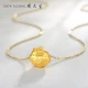 Zhou Dasheng gold baby lock pendant does not contain chain baby long life golden lock safe lock pure gold children's small gold lock long life 100-year-old full moon one-year-old 1.95g--