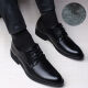 Zapatos de cuero amaoton zapatos formales para hombres zapatos británicos zapatos británicos jóvenes de moda versátil versátil sin deslizamiento transpirable Estilo básico 42 42