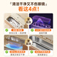 AUX ultrasonic cleaning machine glasses washing machine home braces jewelry watch cleaning machine contact lens cleaning artifact beige UV sterilization + large and small dual compartments