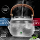 76 tea boiler teapot electric ceramic stove for cooking tea around the stove health pot filtered tea around the stove for cooking tea electric ceramic stove hammer pattern handle kettle 500ml