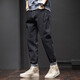 Guqian (Guqian) Jeans pour hommes Stretch Nine Point's Trend's Men's Style Summer Summer Light Color Slim Adting Pantal