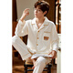 Langsha men's pajamas men's spring and autumn pure cotton long sleeves large size 2025 new cotton boys' autumn and winter home set WR 9921 WR 9921 men's model L [Suggested 95125Jin [Jin equals 0.5 kg]]