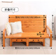 Meng Xiaocheng bamboo sofa bed foldable dual-purpose double single bed adult home lunch bed multi-function simple folding bed width 0.8*long 1.88 meters high 32cm without mattress