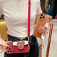 Afapu gewalttätiger Bär OpenO13/12/11/10/9/8/8 Mobiltelefon Fall Crossbody Coin Wallet Simple Women's Card Bag Leichte Luxus-Softschal