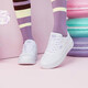 361 Frauenschuhe, Frauen 2022 Neues leichtes, bequemes und atmungsaktives kleine weiße Schuhe für Frauen lässig trendige flache Schuhe Feder weiß/transparent Pink-6623 35