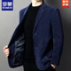 ROMON New Men's Jacket 2025 Autumn and Winter Thickened Corduroy Suit Men's Handsome Casual Suit Jacket Business Trend Yellow XL 130-150Jin Jin is equal to 0.5 kg
