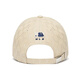 Mlb letra bordado logo algodón de béisbol béisbol pareja estilo beige b (única talla) caja de regalo