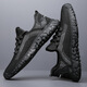SNGUNY high-end light luxury brand casual shoes men's 2025 spring and summer sports shoes men's breathable thin mesh shoes men's shoes men's black 9195 39
