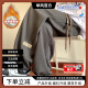 Pantalones casuales impermeables al viento para hombres en invierno Plus Pantalones engrosados ​​en terciopelo para hombres sueltos de gran tamaño, atadas a los pies K1049J más el terciopelo-negro XL [130-150jin [Jin iguala 0.5 kg]]]