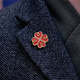 Kaflink's new brooch Wish Four Leaf Clover Badge Collar Button Collar Corner Button Men's and Women's Suit Suit Metal Badge Breast Buckle Gold Color Brooch - Wish Four Leaf Clover 1 piece