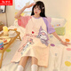 Xianmengsha's new summer pure cotton mid-length nightgown for women's short-sleeved round neck sweet cute cartoon pajamas girl's home clothes 723-Yugui Dog M