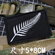 Tactical Mandrill New Zealand Flag Armband Silver Fern Logo Badge Embroidered Velcro Badge Flag Morale Badge Outdoor Backpack Sticker Silver Fern with Letters 5*8CM